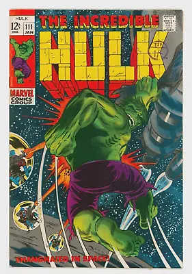 Buy Incredible Hulk #111 VFN+ 8.5 Versus The Galaxy Master • 59.95£