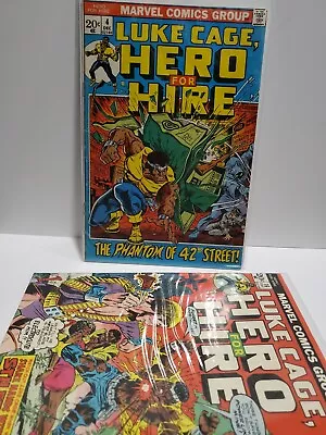 Buy Luke Cage Hero For Hire Lot #4 16 1973 Marvel • 15.77£