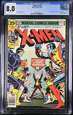 Buy X-Men #100 VF 8.0 1976 CGC Beautiful Book! • 189.01£
