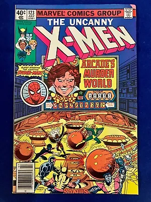 Buy 🔥🔑  Uncanny X-men (1979) #123 Arcade Spider-man - Very High Grade Vf/nm 9.0+ • 103.94£