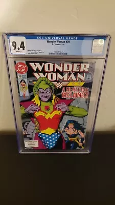 Buy Wonder Woman #70 DC Comics 1993 White Pages CGC 9.4 • 32.02£