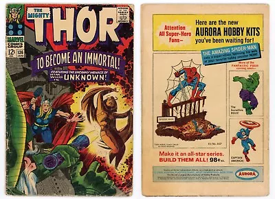 Buy Thor #136 (VG 4.0) 1st Appearance Sif 1st Lurking Unknown Jack Kirby 1967 Marvel • 26.28£