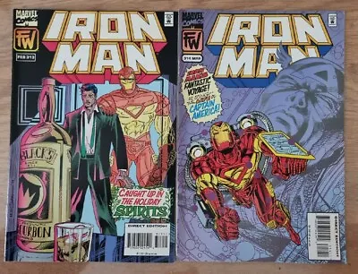 Buy Iron Man (1968 1st Series) Issue 313 And 314 • 7.29£