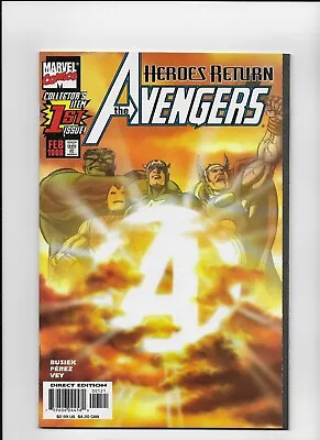 Buy Avengers # 1  Sunburst Variant NM Marvel Comics George Perez  Art 1998 Series • 9.95£