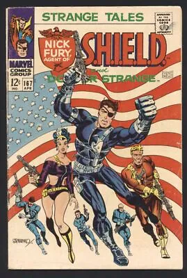 Buy Strange Tales #167 VG 1968 Marvel Jim Steranko Comic Book • 49.76£