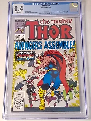 Buy The Mighty Thor #390- 1988 Marvel Comics - CGC 9.4 • 82.97£