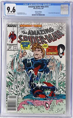 Buy Amazing Spider-Man Issue #315 - Venom - Newsstand Edition - CGC 9.6 White Pages • 118.27£