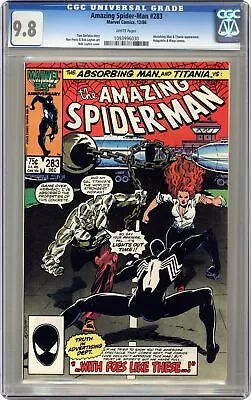 Buy Amazing Spider-Man #283 CGC 9.8 1986 1093996030 • 102.78£