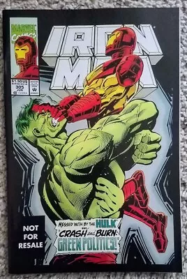 Buy IRON MAN #305. 2005 Marvel Legends Reprint. Hulk Appearance. Len Kaminski • 5.58£