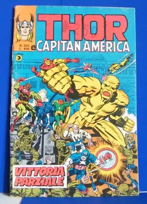 Buy Thor E Capitan America N° 202 - Year 1979 - Ed. Horn - Partial Victory - Acc. • 1.72£