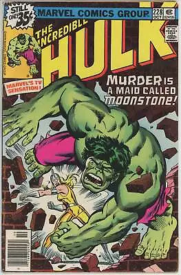 Buy Incredible Hulk #228 (1962) - 4.5 VG+ *1st App Moonstone* Mark Jeweler • 26.80£