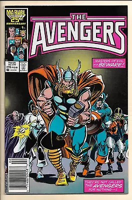 Buy Avengers #276 VF/NM (1986) Masters Of Evil! (Thunderbolts). Newsstand Copy! • 3.95£