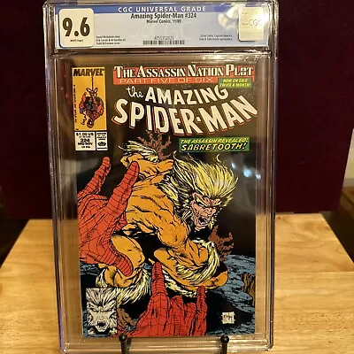 Buy Amazing Spiderman 324 Cgc 9.6 • 55.56£