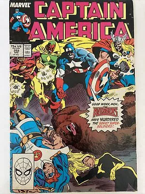 Buy Captain America # 352 April 1989 1st App Soviet Super Soldiers Avengers X-Over • 8.99£