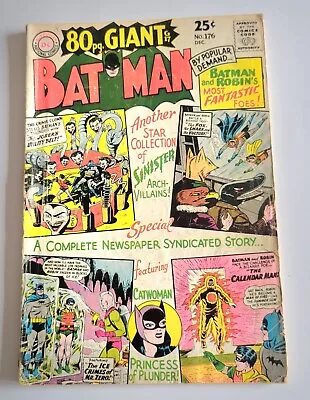 Buy DC Comics 80 Page Giant Mag No. 176 Dec 1966 Good Cond Preowned Batman, Catwoman • 27.59£