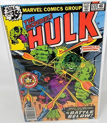 Buy Incredible Hulk #232 Captain America Appearance *1979* 9.2 • 18.18£