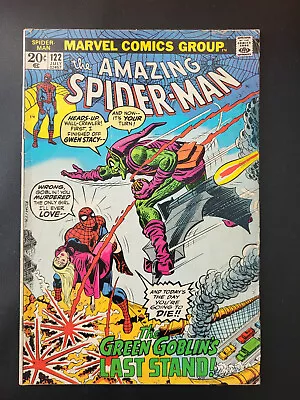Buy Amazing Spider-Man 122 Marvel 1973 Death Of Green Goblin • 151.91£