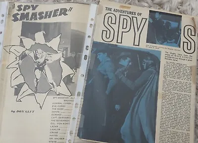 Buy RARE! 2×Comics/40s Movie Serial Memorabilia  Spy Smasher  '60s Articles Fair Cdn • 5.99£
