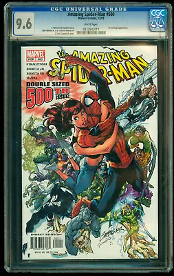 Buy Amazing Spider-man #500 Cgc 9.6 J  Scott Campbell Mary Jane Marvel Comic 2003 • 47.43£