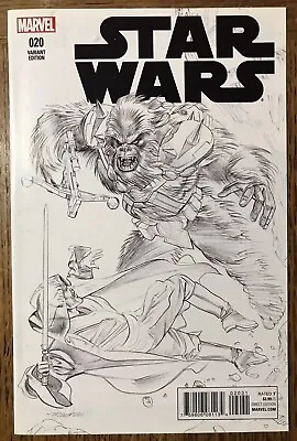 Buy Star Wars #20 Comic - MAYHEW SKETCH VARIANT COVER 1:100 • 34.99£