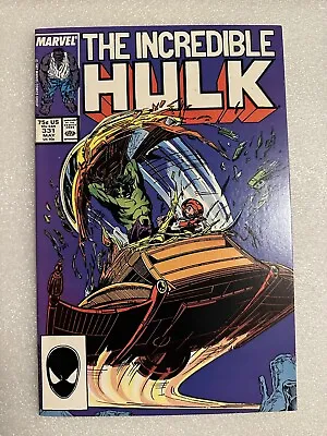 Buy Incredible Hulk #331 NM- 1st Intelligent Grey Hulk Marvel Comic 1987 • 11.04£