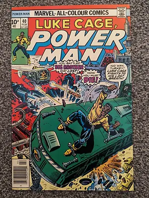 Buy Luke Cage Power Man 40. Marvel Comics 1977. • 2.49£