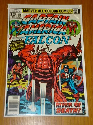 Buy Captain America #208 Marvel Vf/nm Kirby 1st App Arnim Zola April 1977 • 34.99£