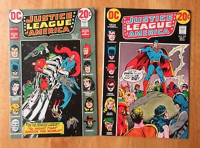 Buy Lot Of *2* KEY 1972 JUSTICE LEAGUE OF AMERICA! #101 (VF/VF+), 102 (VF) • 23.71£
