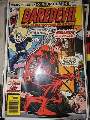 Buy Daredevil #131 1st Appearance Of Bullseye Marvel Comics (1976) • 150£