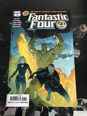 Buy Fantastic Four #1 (2018) Esad Ribic Cover A Marvel Comics Dan Slott • 10.82£