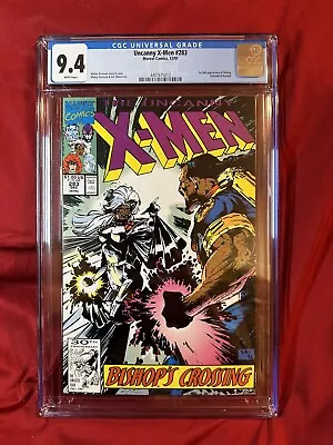 Buy 🟡 Uncanny X-Men #283 | CGC 9.4 WHITE PAGES | First Full Appearance Of Bishop • 40.02£