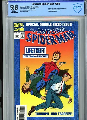 Buy Amazing Spider-Man #388 (1994) Marvel CBCS 9.8 White Blue Foil Cover • 52.18£