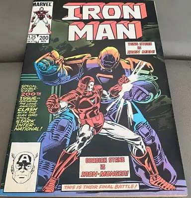 Buy Iron Man #200 -Marvel Comic (November 1985)Tony Stark Is Iron Man! - Ungraded-VG • 4.71£