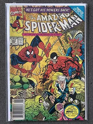 Buy Marvel Comics The Amazing Spider-Man #343 Newsstand Lovely Condition • 14.99£