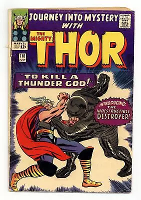 Buy Thor Journey Into Mystery #118 VG- 3.5 1965 1st App. The Destoyer, Odinsleep • 35.18£