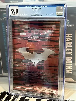 Buy Batman #139 CGC 9.8 Red Silver Foil Beyond Glitch Chrome Variant Cover Mint New • 47.65£