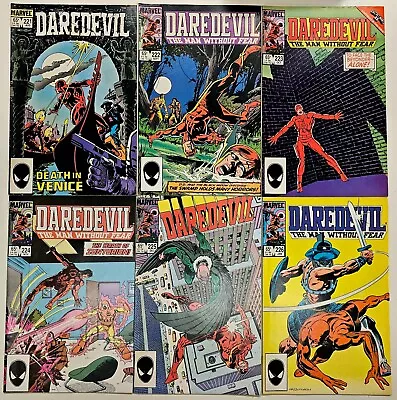 Buy Marvel Comic Bronze Age Daredevil Key 6 Issue Lot 221 222 223 224 225 226 FN • 0.99£