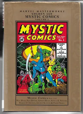 Buy MARVEL MASTERWORKS: Golden Age 'MYSTIC COMICS' V.1 (2011) 1st EDTN USA HARDBACK • 19.95£