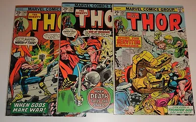 Buy Thor #240,241,242 John Buscema 9.0's  1975 • 30.44£