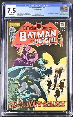 Buy Batman / Detective Comics # 411 CGC 7.5 1st App Talia Al Ghul !!! 1971 DC Comics • 559.63£