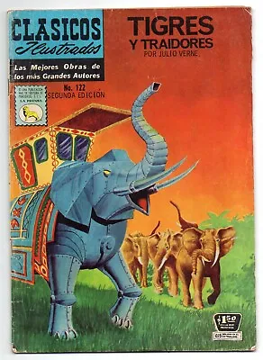 Buy CLASICOS ILUSTRADOS #122 Tigres Y Traidores, La Prensa Comic 1972 • 6.35£