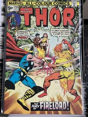 Buy The Mighty Thor #246  Issue Thor Vs Firelord 3rd App  • 29.99£