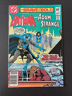 Buy Brave And The Bold #190 -  Batman And Adam Strange (DC, 1982) F/VF • 2.21£