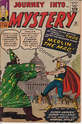 Buy Journey Into Mystery #96, Marvel Comics 1963 VG+ 4.5 Joe Sinnott Art. • 111.02£