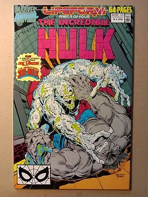 Buy The Incredible Hulk Annual #16 Lifeform  She Hulk Doc Samson 1990 Marvel • 5.99£