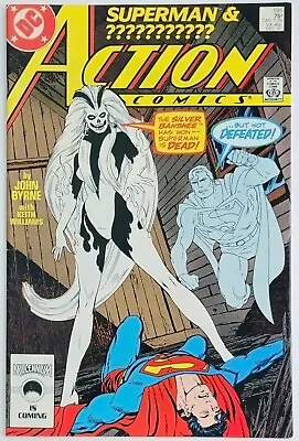 Buy Action Comics #595 (1987) Vintage Key Comic, 1st Appearance Of Silver Banshee • 12.79£