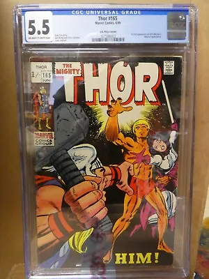 Buy Marvel Comics Thor Avengers 165  CGC 5.5 1st Appearance  Him Warlock • 429.99£