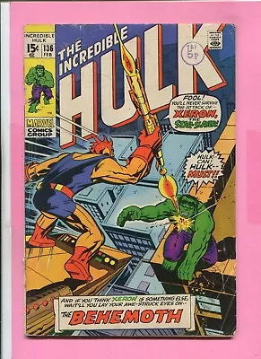 Buy The Incredible Hulk # 136 - 1st Appearance Of Xeron - Klaatu -  Herb Trimpe Art • 9.99£