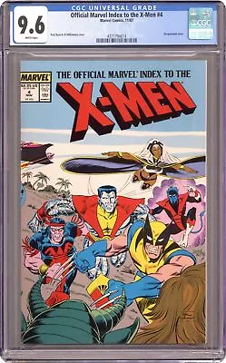 Buy Official Marvel Index To The X-Men #4 CGC 9.6 1987 4371794014 • 47.41£