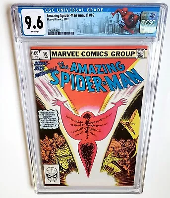 Buy Amazing Spider-man Annual #16 Cgc 9.6 +1st App New Captain Marvel+ Custom Label+ • 123.58£